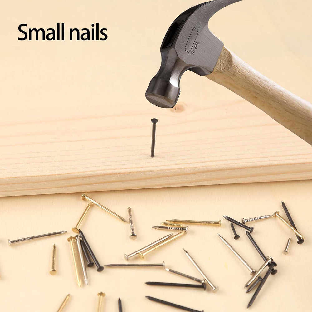 500pcs Small Nail Round Head Tiny Nails String Art Nails Hand-Made Hardware A...