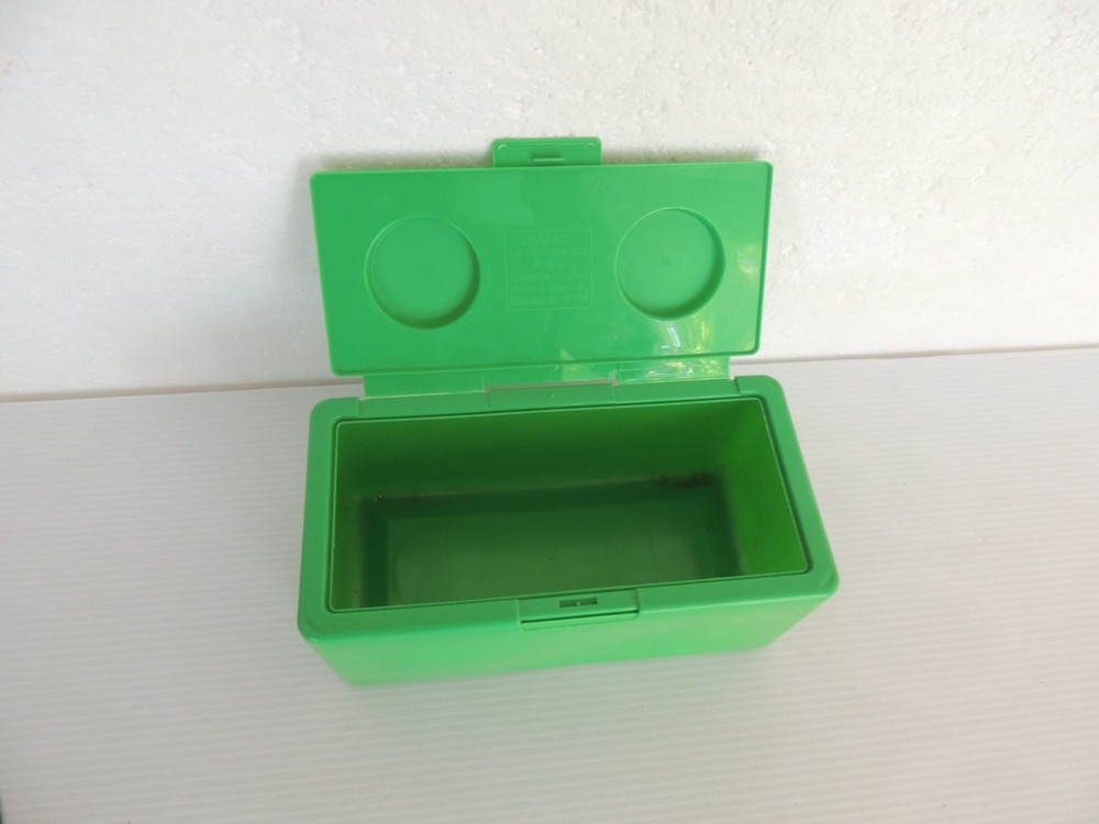 Vintage Chubs Baby Wipes Lego Stackable Storage Container Green