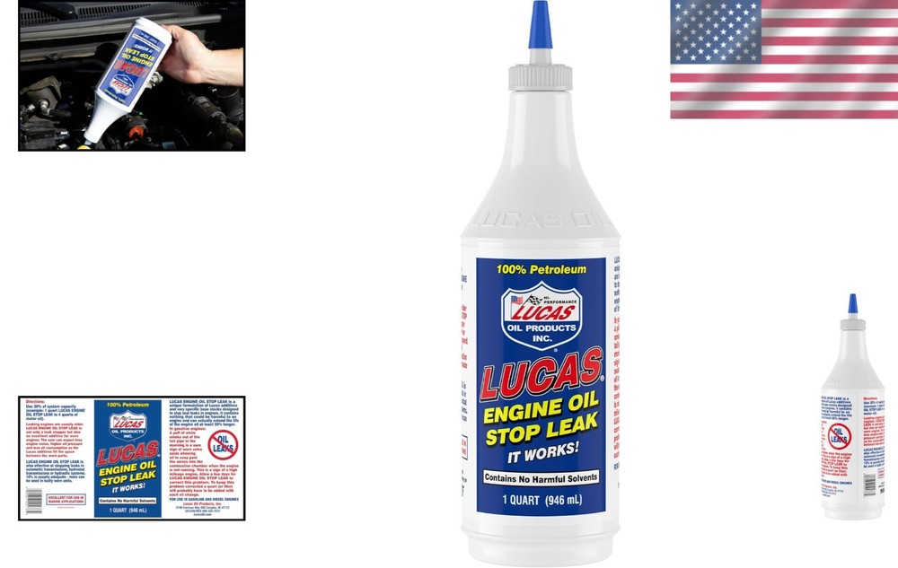 1 Quart Universal Engine Oil Stop Leak - Eco-Friendly & Effective Solution
