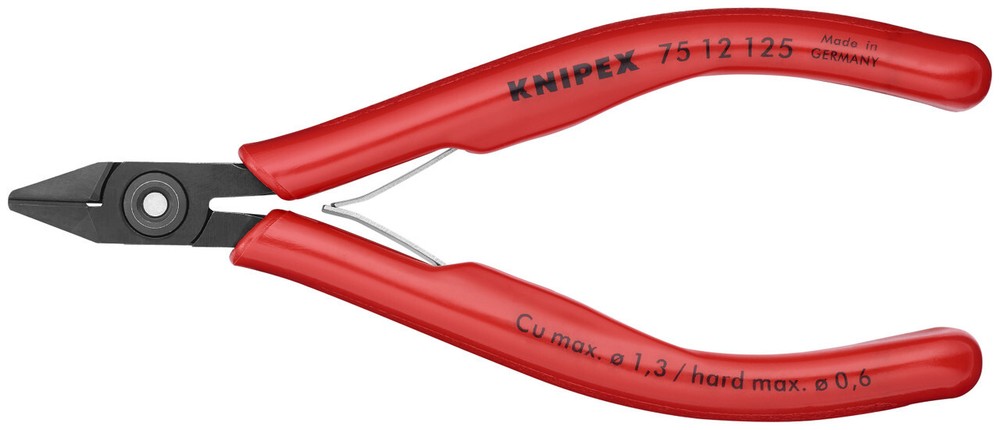 Knipex 75 12 125, 5" Electronics Diagonal Cutters