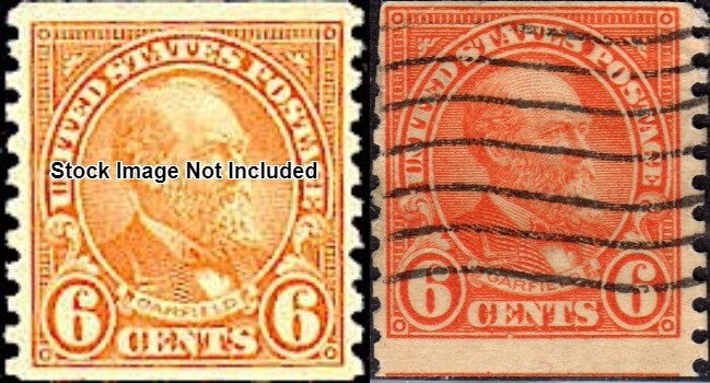 Perfectly Flawed 1932 6c SN 723 Used  Miscut & Broken Frame - Garfield