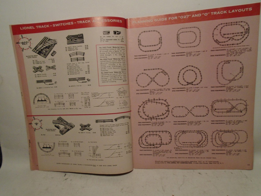ORIGINAL LIONEL 1963 56 PAGE TRAIN CATALOG