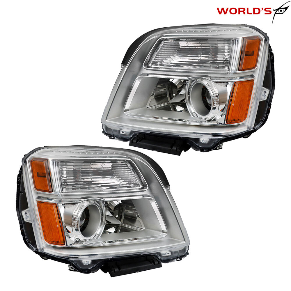 Fit For 2010-2015 GMC Terrain SL/SLT/SLE Halogen Headlight Assembly Left&Right