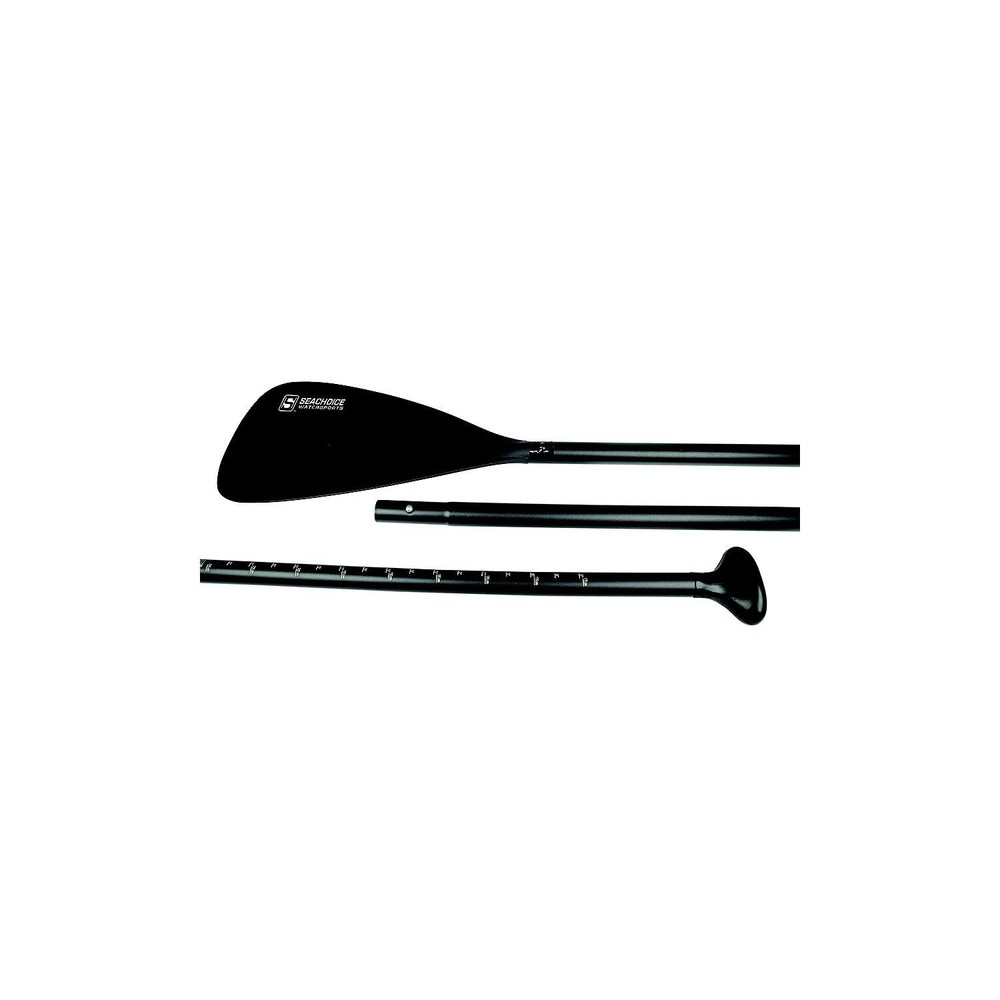 Seachoice Adjustable 3-Piece SUP Paddle, 67" - 82.6", Black