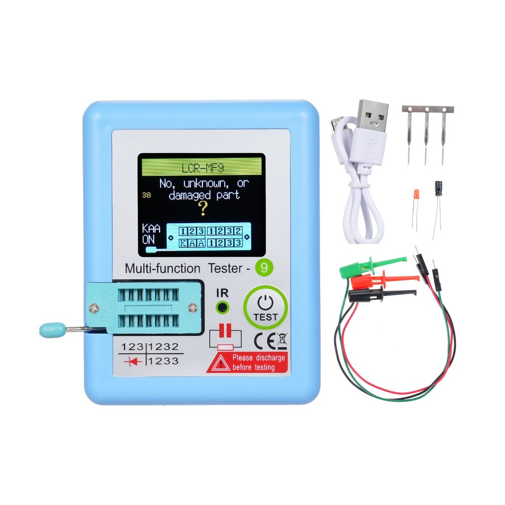 MF9 1.8'' TFT LCD Display Multi-meter Transistor Tester Diode Triode