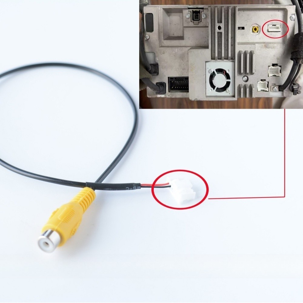 Car Camera Input Cable for Alpine Audio System Backup Camera Video Output