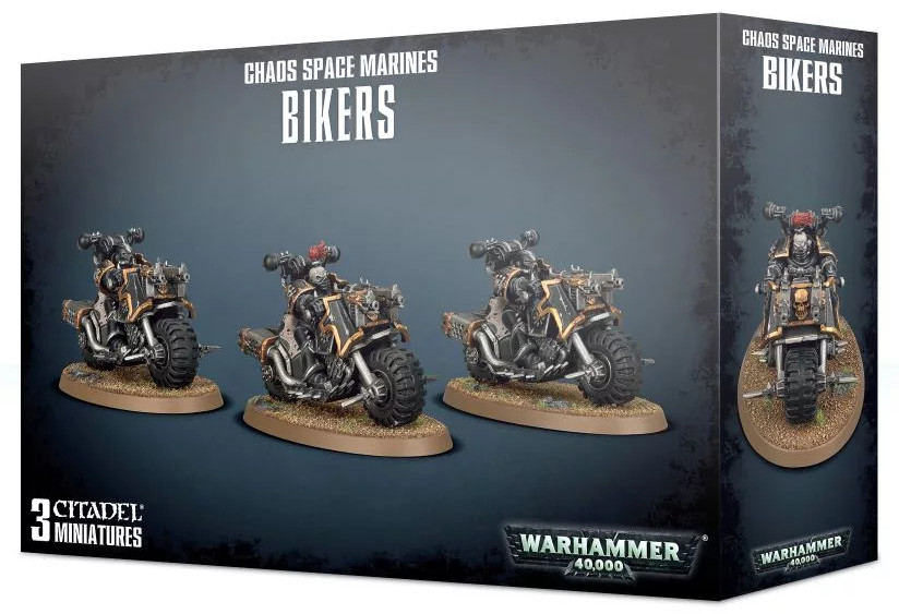 Games Workshop Warhammer 40K Chaos Space Marine Bikers Box