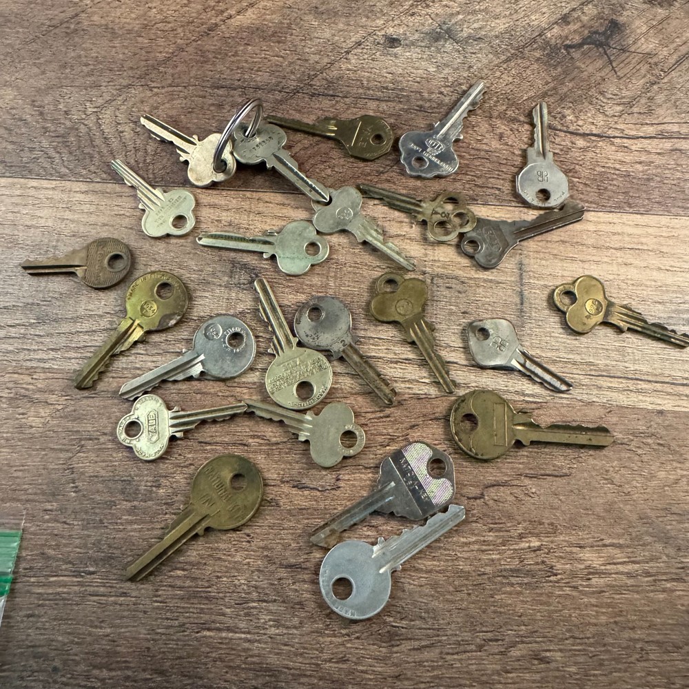 Mixed Lot of 24 Various Lock Keys