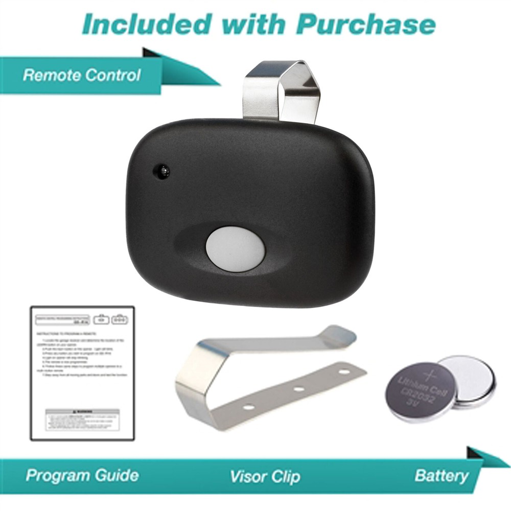 For Linear Mega Code MCT-11 Garage Gate Door Car Visor Remote DNT00090