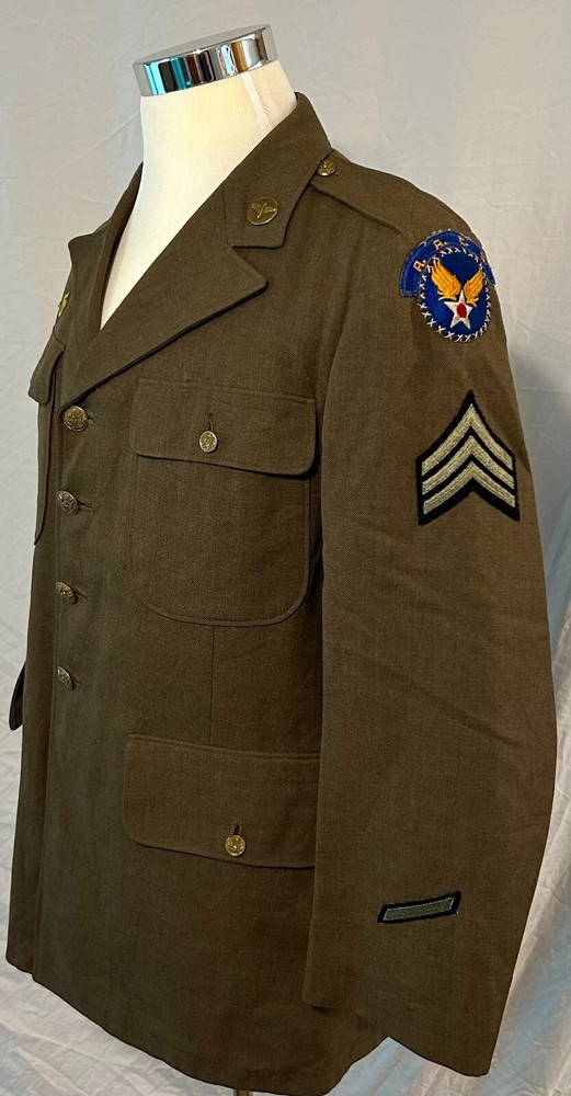 WWII Named AACS Army Airways Communication Service Coat/ Uniform
