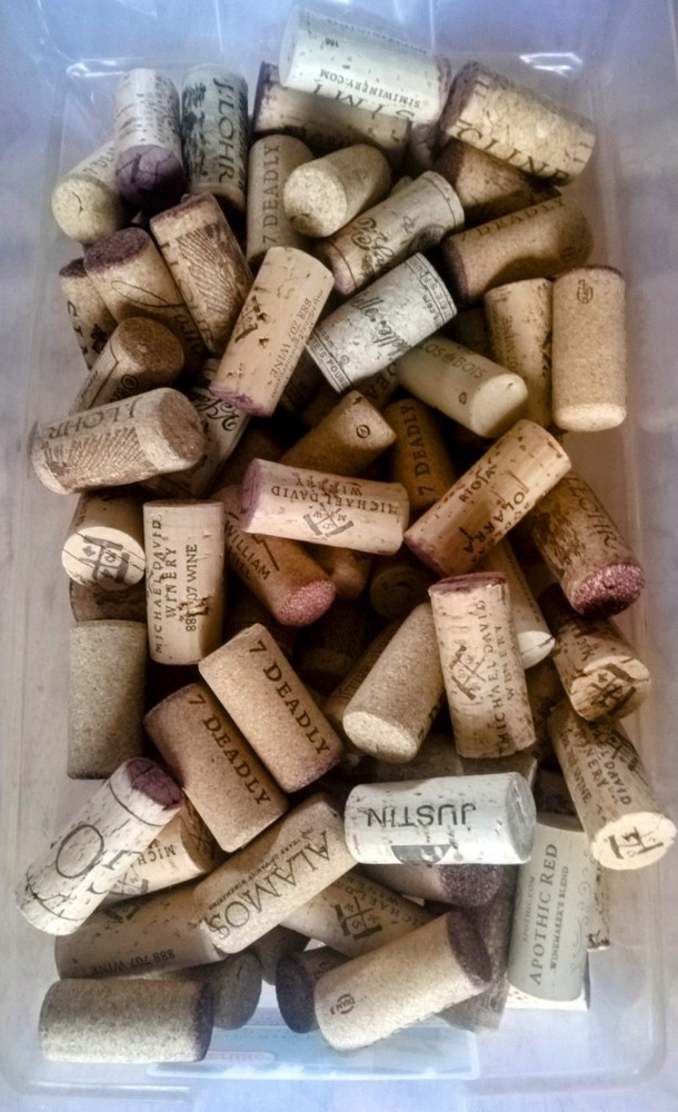 Collection of 113 Wine Corks