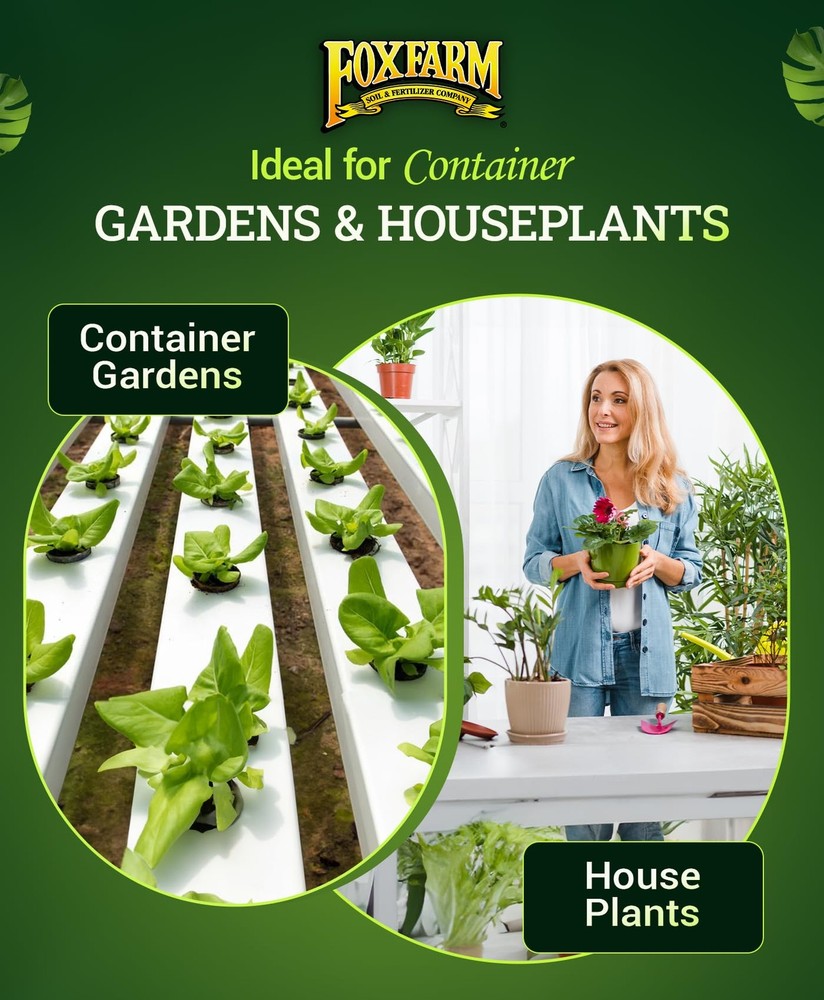 Ocean Forest Potting Soil for Container Gardens - Light, Aerated Texture with...