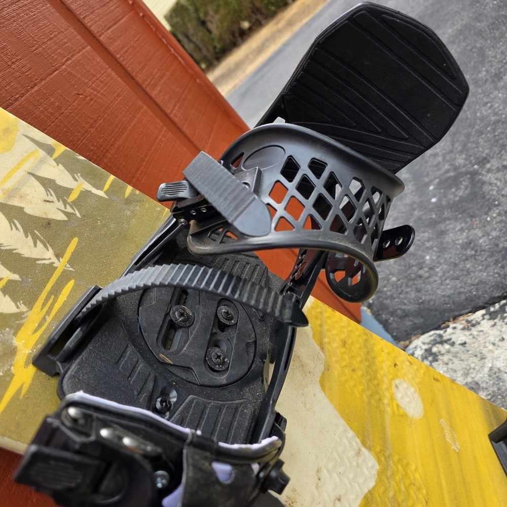 Burton 151 Cruzer Snowboard With Symbolic Bindings