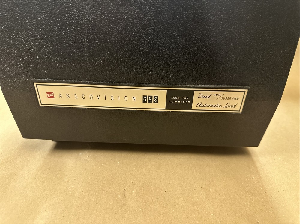 Anscovision 688 Dual 8mm/Super 8mm Projector - Tested