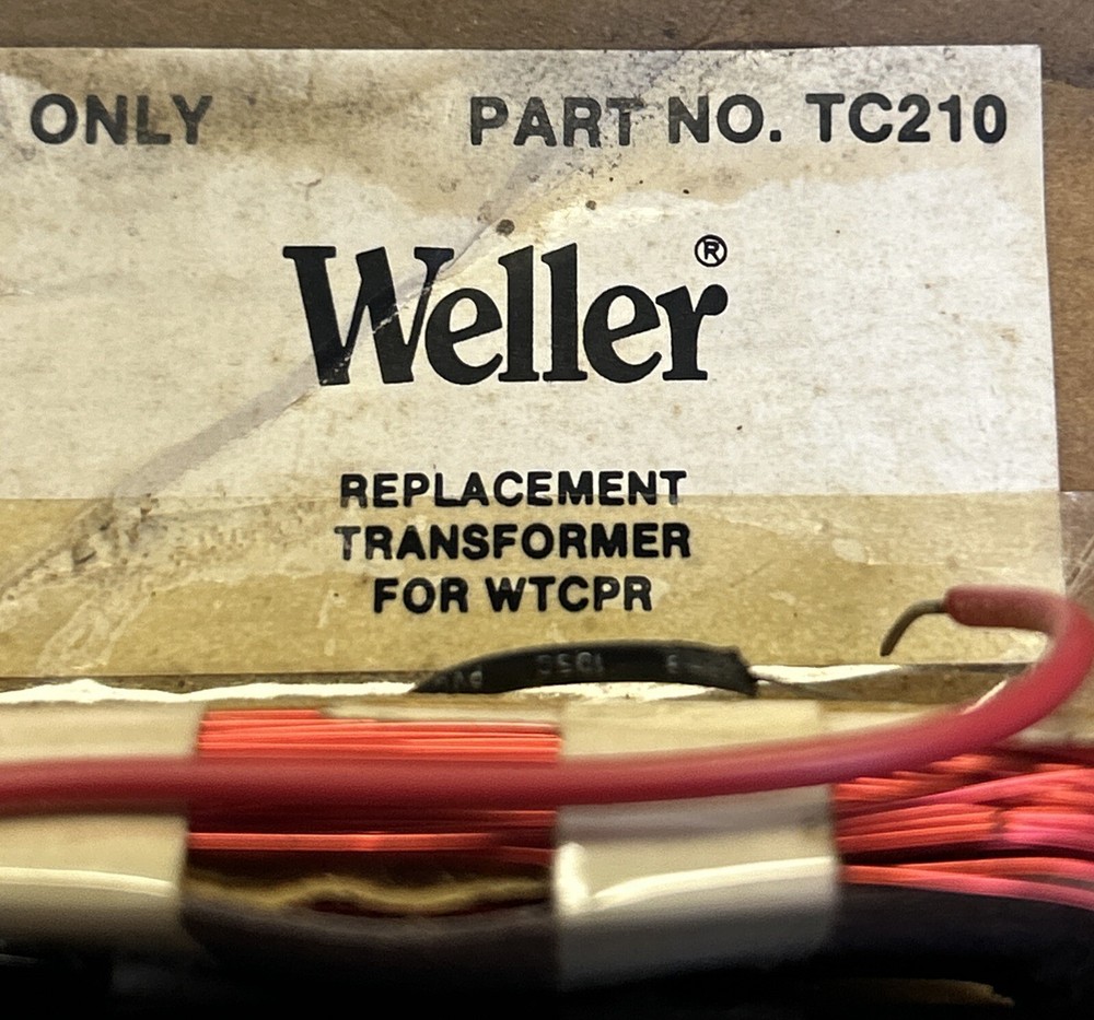 WELLER,TC210,REPLACEMENT TRANSFORMER NOS