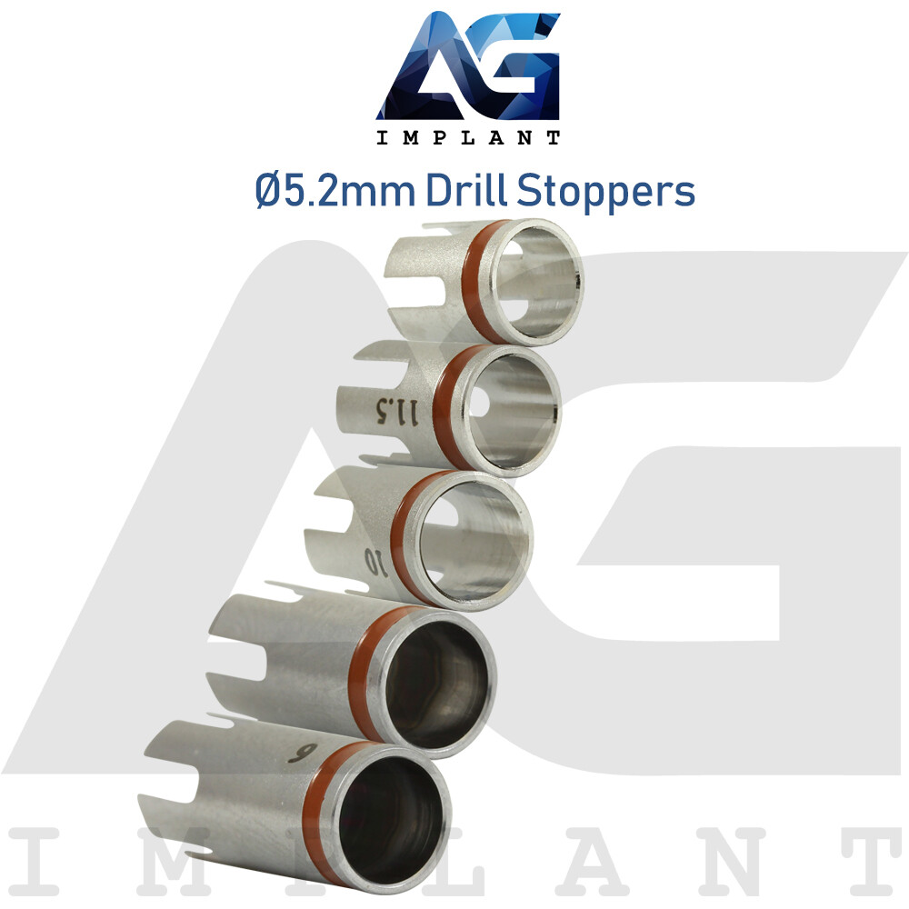 10 Drill Stoppers Ø5.2mm External Irrigation Tools Dental