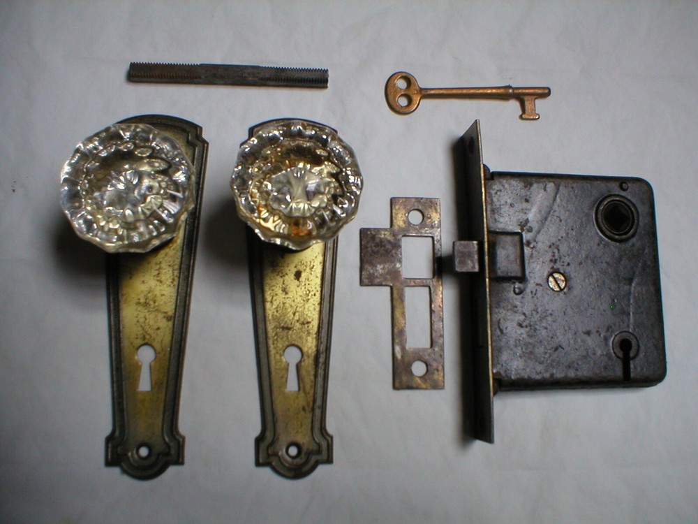 Antique Art Deco Era Door Hardware