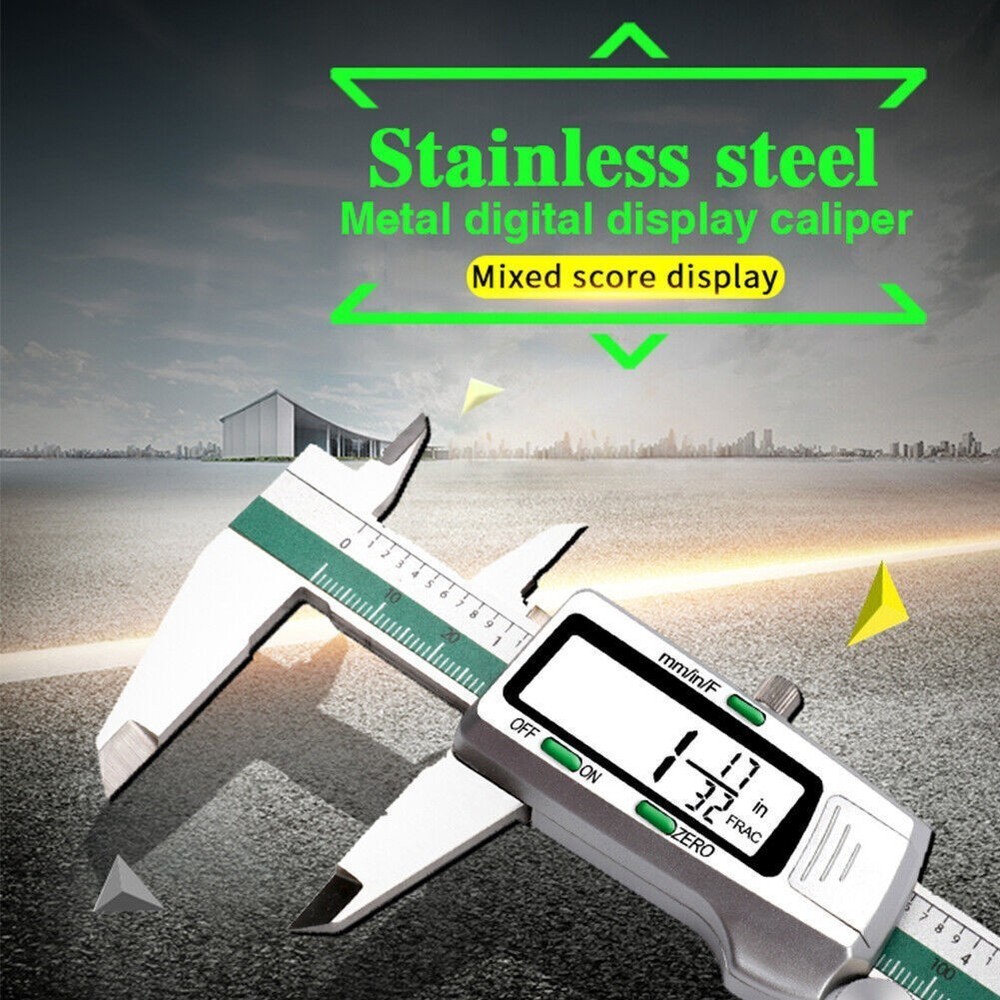 Digital Display LCD Vernier Caliper with Fraction/MM/Inch High Precision Caliper