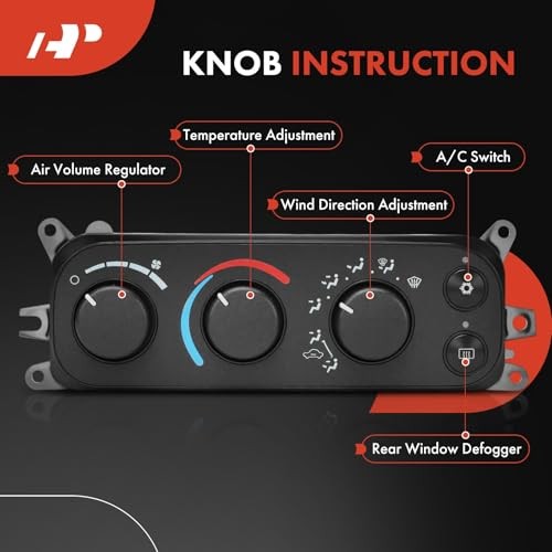 Heater Climate Control Panel Module Compatible with Dodge Ram 1500 2500 3500