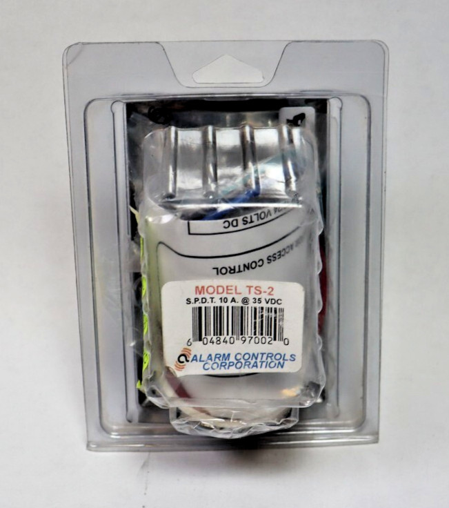 Alarm Controls TS-2-2 Exit Steel wallplate NEW