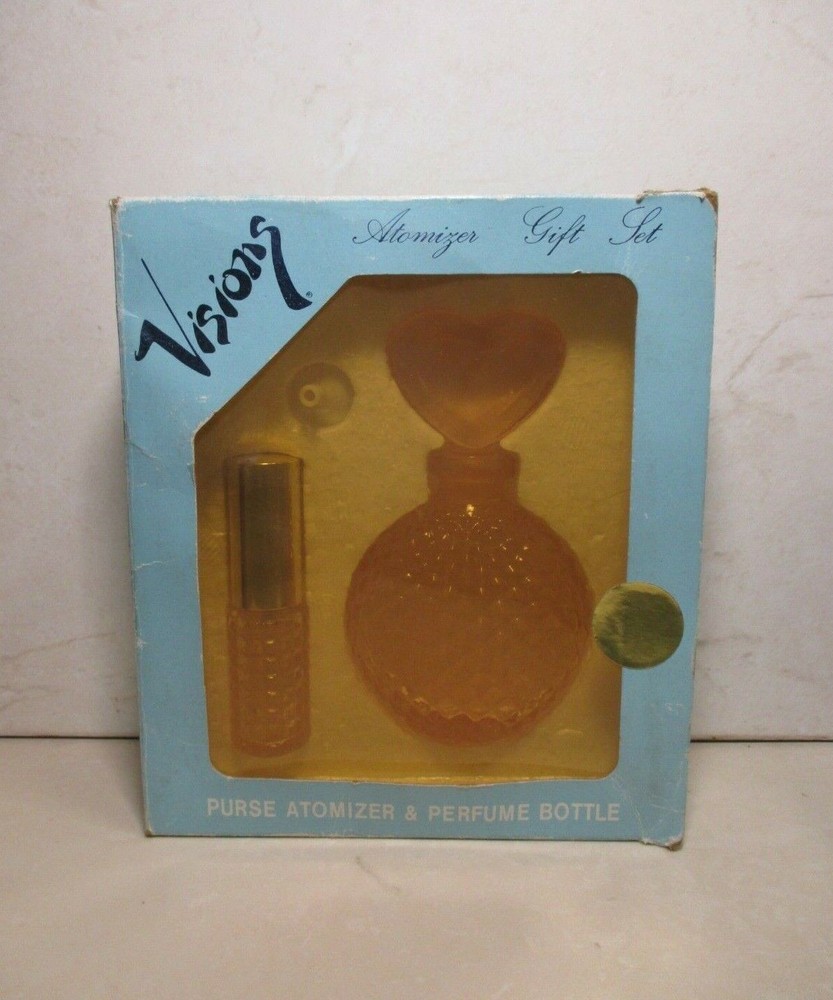 VISIONS PURSE ATOMIZER & PERFUME BOTTLE ATOMIZER GIFT SET BOXED