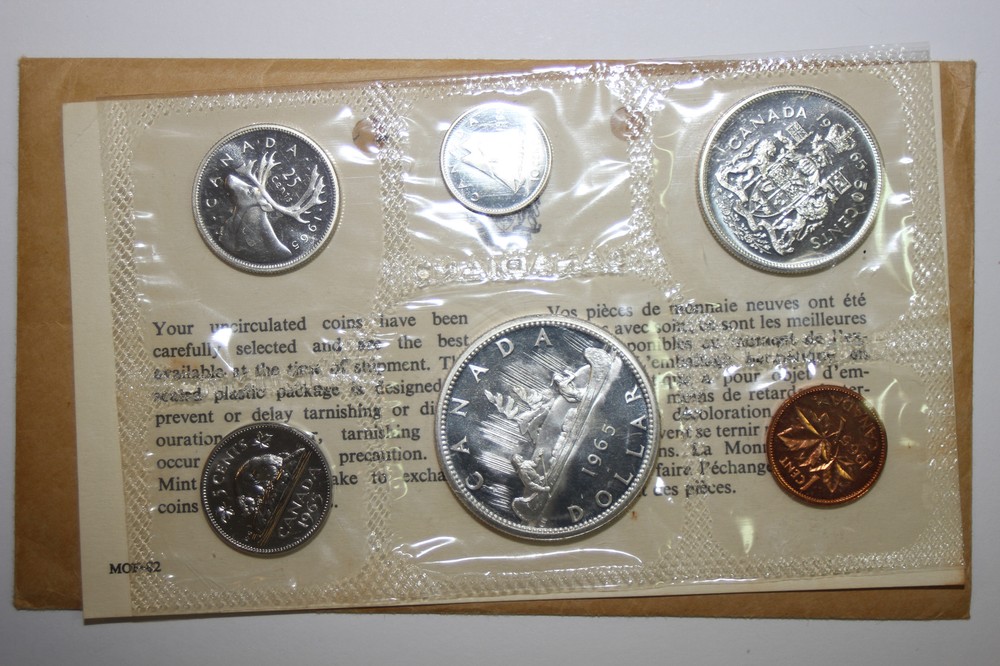 1965 Canada Proof Like Set In Original Mint Packaging Grade Mint State (NUM5778)
