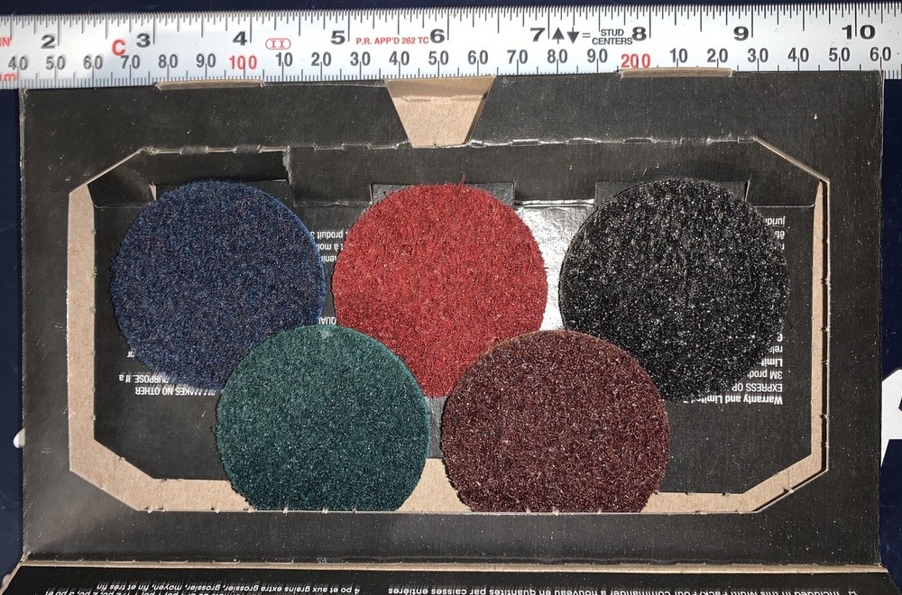 3M 2” Scotch-Brite Roloc Surface Conditioning Disc Very Fine Medium Course 89408