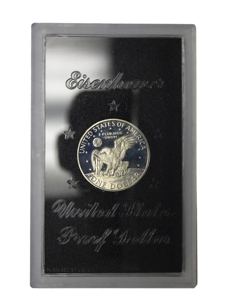 1971 S Eisenhower Proof 40% Silver Ike Dollar (in Plastic)