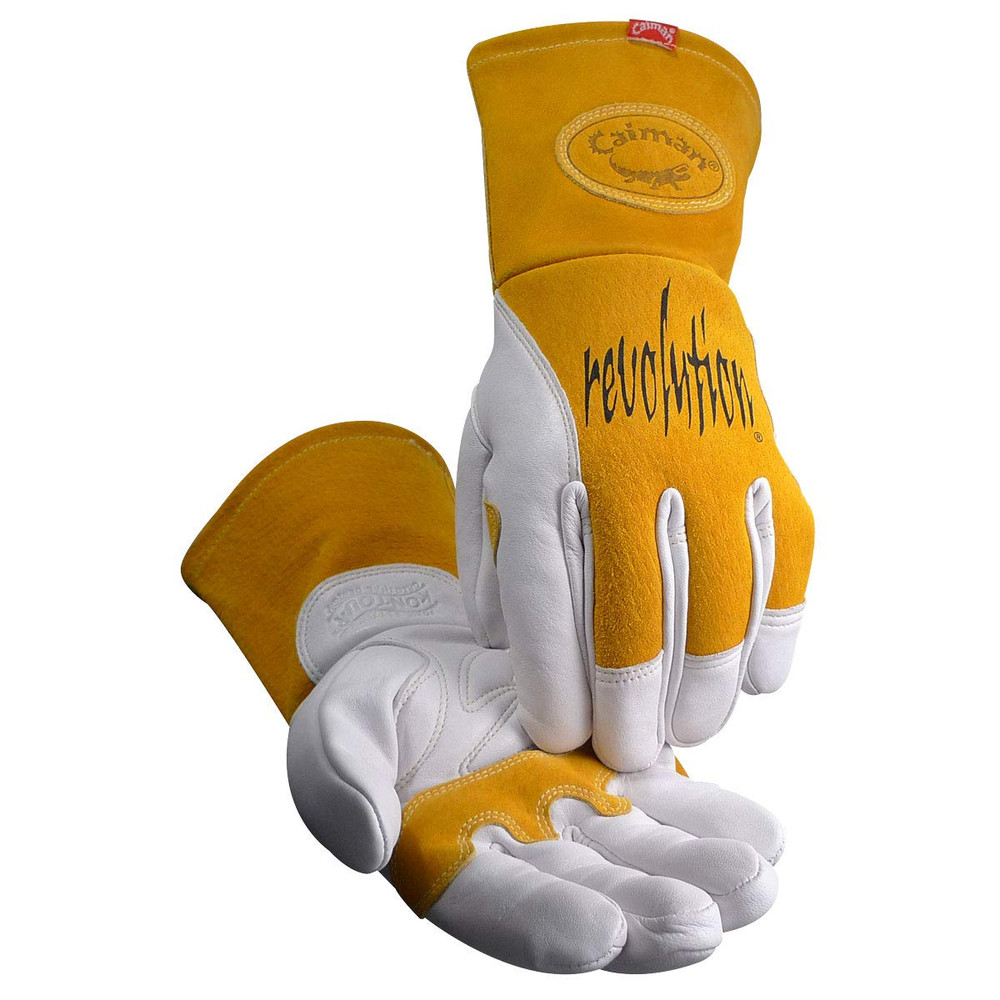 Premium Cow Grain Mig/Stick Welding Gloves, Two-Layer Back Insulation, Unlined,
