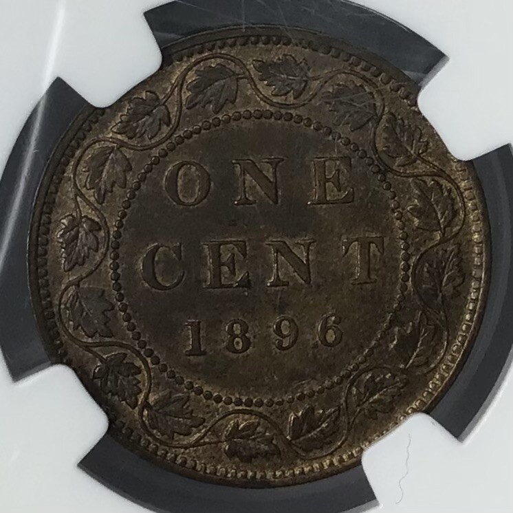 1896 Canada 1C NGC MS62 RB #