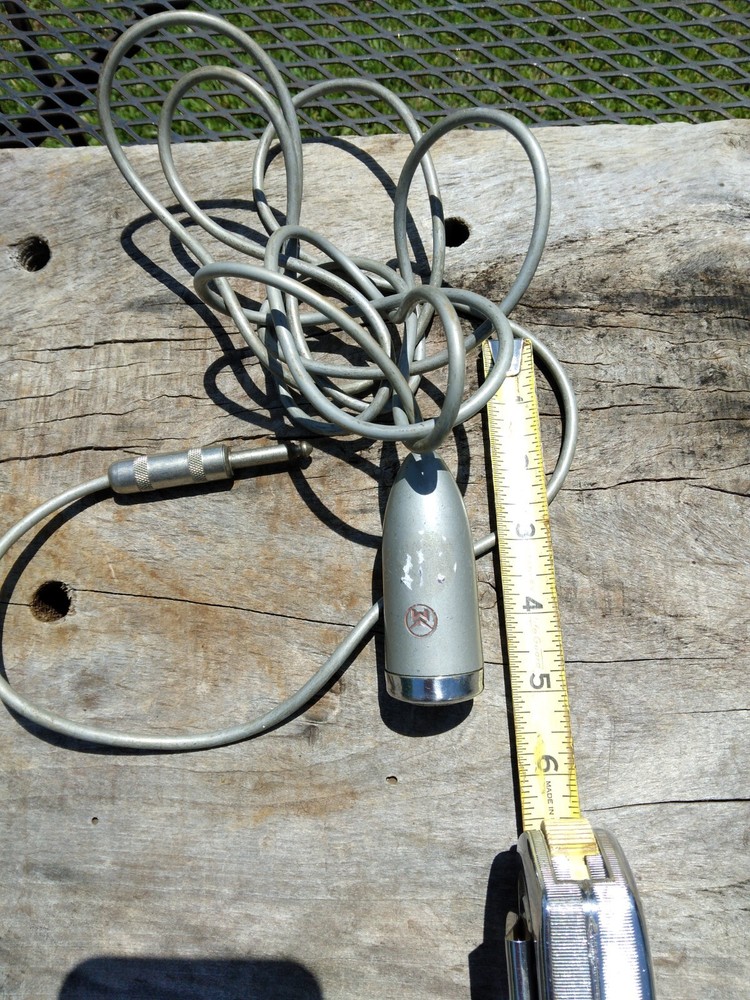 Vintage 1950's Small Bullet Microphone