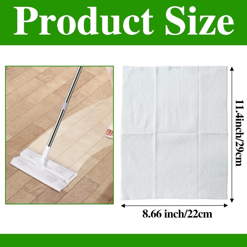Dry Sweeping Cloths Mop Refill Compatible with Swiffer Sweeper Disposable Duster