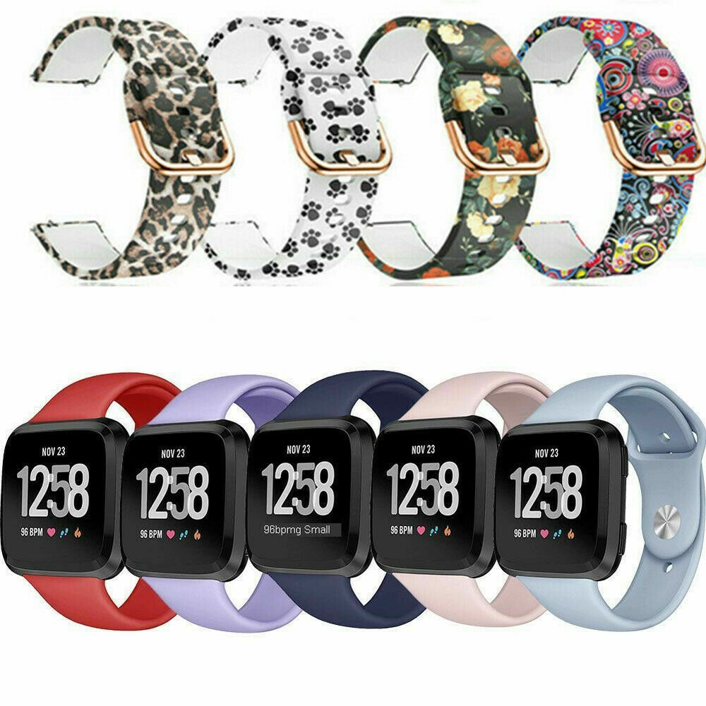 For Fitbit Versa 1 2 Lite Watch Band Replacement Silicone Rubber Strap Wristband