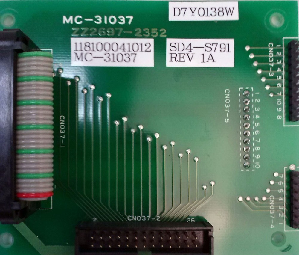 TEL Tokyo Electron MC-31037 PCB Assembly, Used