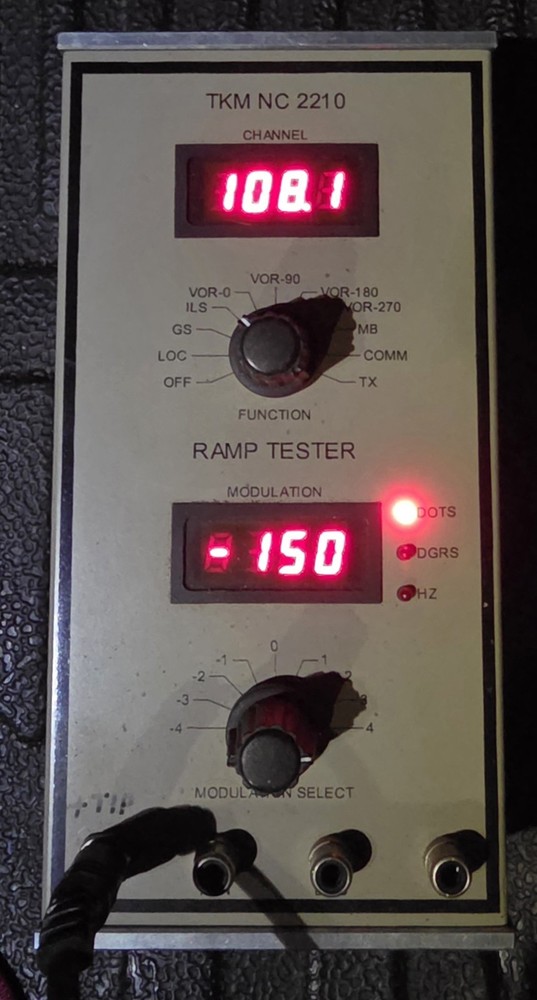 NC2210 NavCom Ramp Tester