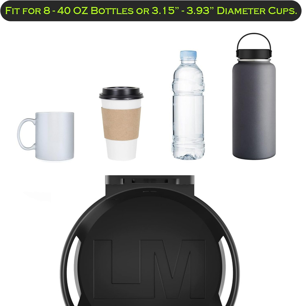 2Pcs Large Universal Cup Holders, Drink Holders for Bottles, Mugs & Cans