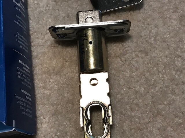 Schlage G2 non-locking Hall and closet handle Silver Color
