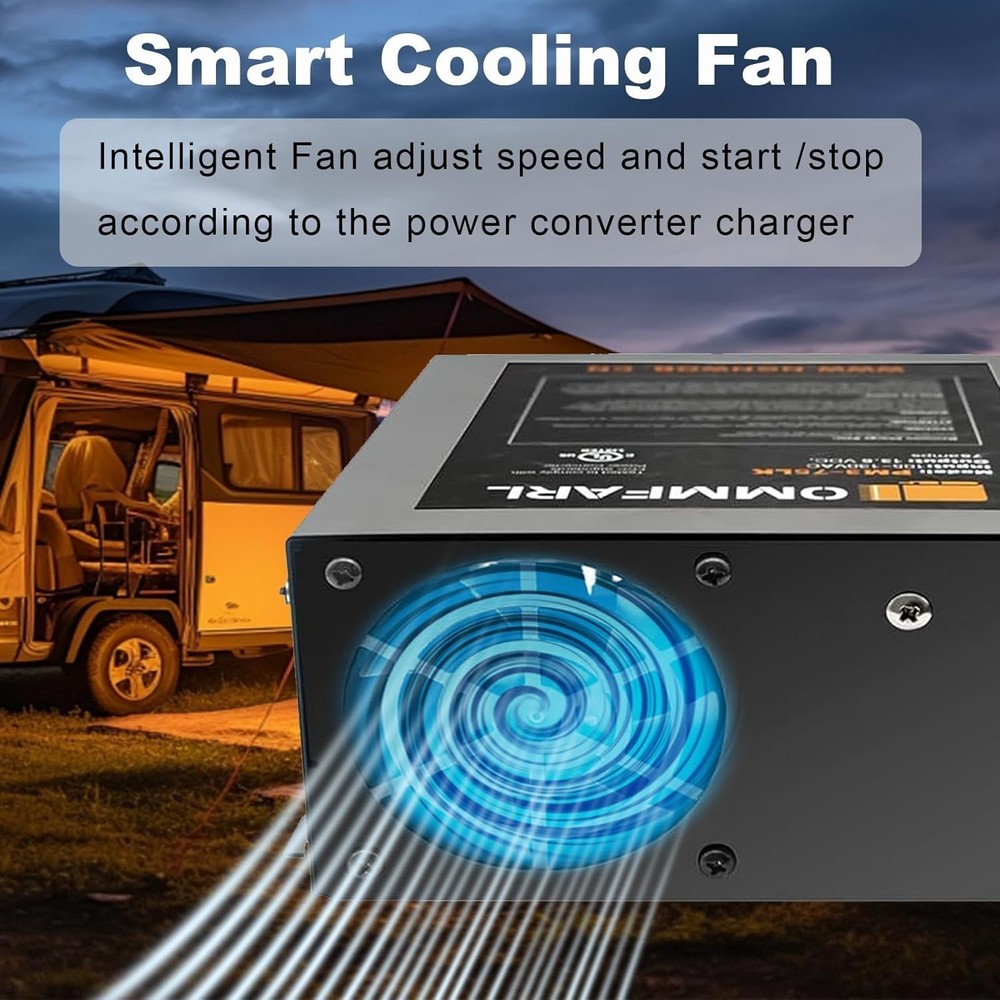 PM3-55 55 Amp AC To DC power Converter/rv battery Charger