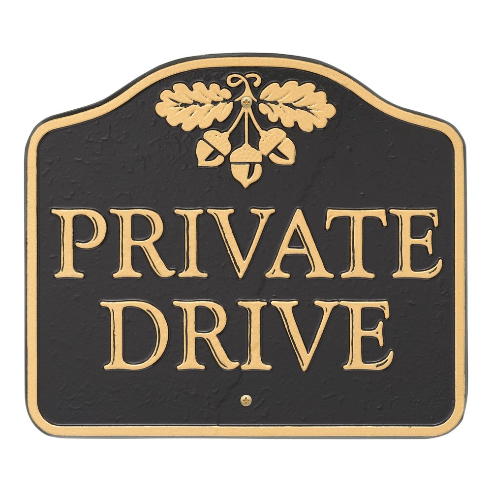 Private Drive Wall or Lawn Statement Plaque