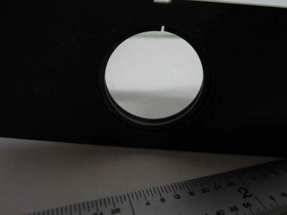 MICROSCOPE PART SLIDE COATED FILTER LEITZ GERMANY OPTICS AS IS BIN#S2-33