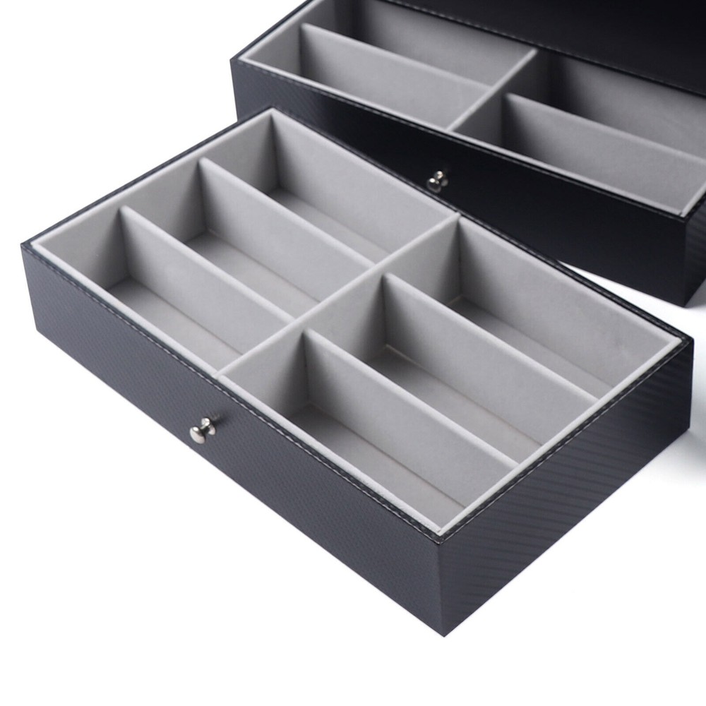 24 Slots Glasses Storage Display Case Organizer Box For Sunglasses Eyeglass Gift