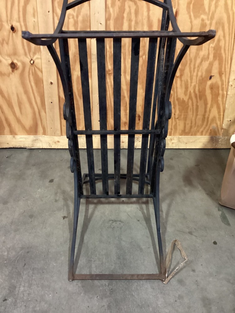 Vintage Wrought Iron Double Bench Mid-Century Modern