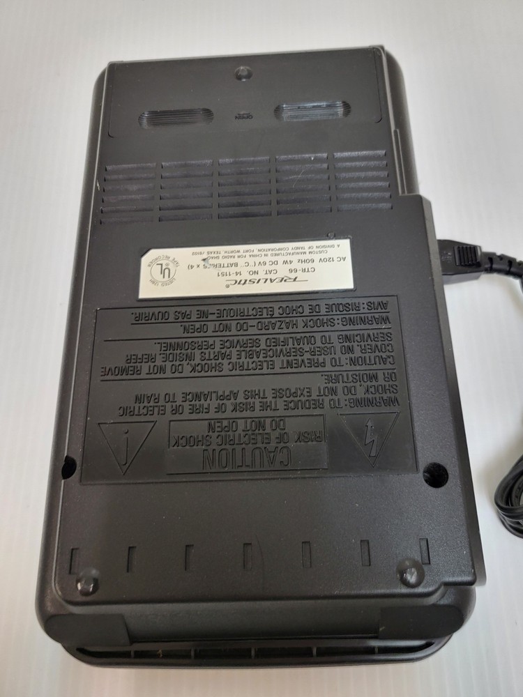 Realistic CTR-66 Portable Cassette Recorder Player