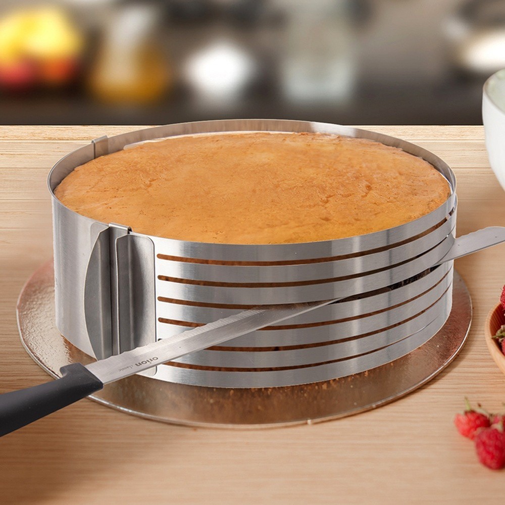 Adjustable steel cake ring, 24-30cm, 7 layers, cake ring, baking frame