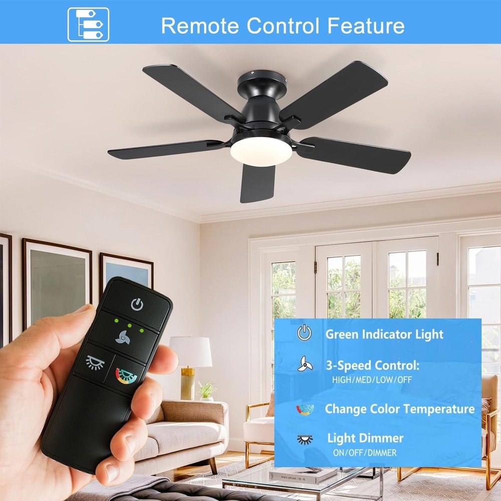 TX028C-S Ceiling Fan Remote Control Replacement for Hampton Bay Home Decorators