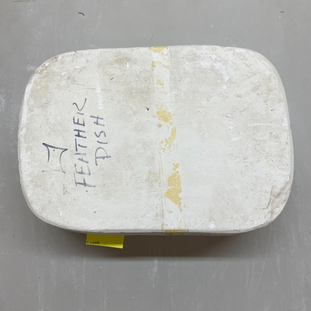 Ceramic Slip Casting Mold Feather Dish Gemini #37