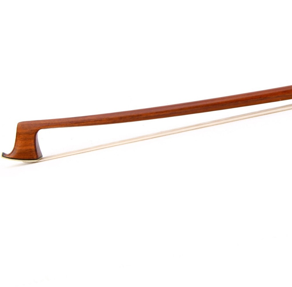 Master Pernambuco Violin Bow 4/4 D.PECCATTE Copy Ebony Shield Frog Silver Stiff