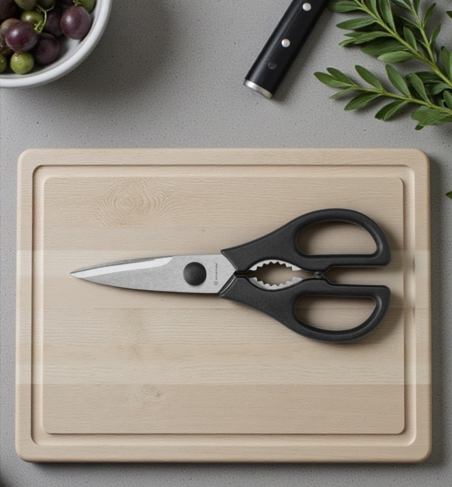 Wusthof Come-Apart Pull-Apart Kitchen Shears Kitchen Scissors 5558 Black BN
