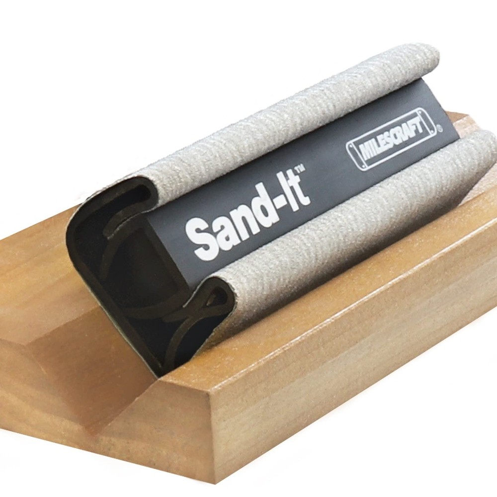 Milescraft 1622 – Sand-It Multi-Surface Sanding Block. Sand Flat,