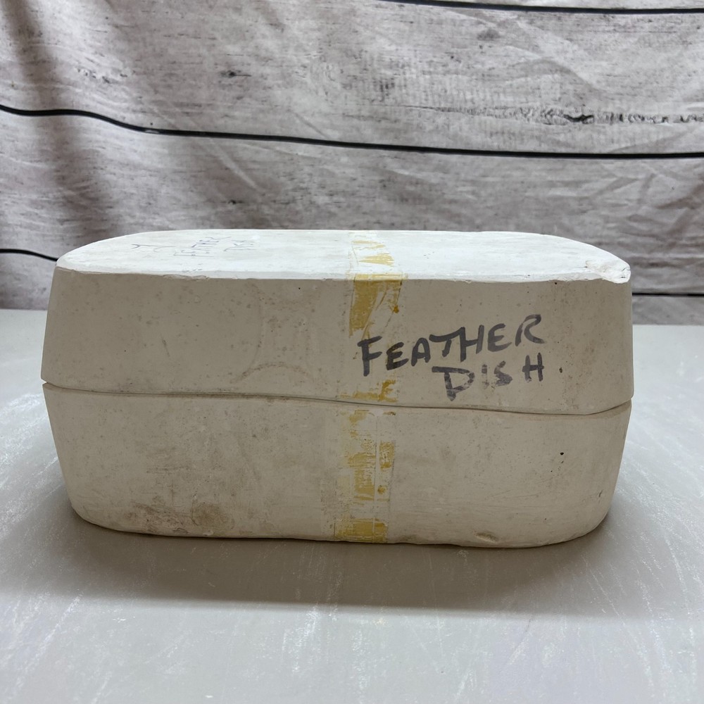 Ceramic Slip Casting Mold Feather Dish Gemini #37